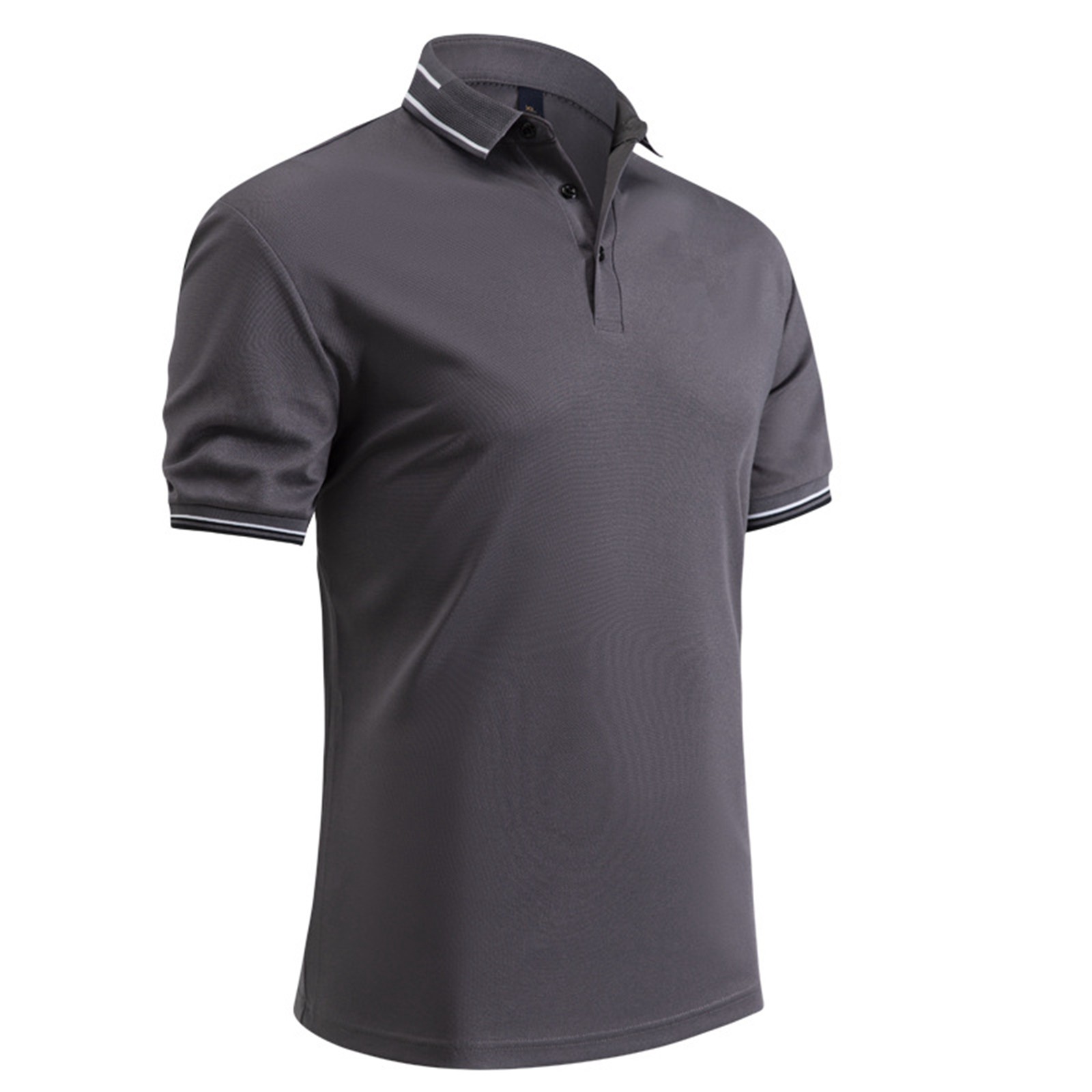 thumbnail image 2 of Camisa a rayas slim fit para hombre: prenda informal de negocios, tejido transpirable para primavera/verano/otoño, estampado elegante y sofisticado, 2 of 4